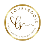 Love + Roots logo